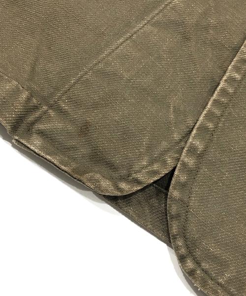 AU MOLINEL（オモリネル）AU MOLINEL (オモリネル) コットンカバオールジャケット ブラウン サイズ:不明の古着・服飾アイテム