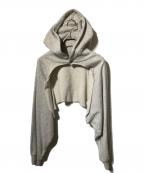 BEAMS BOYビームスボーイ）の古着「ショート丈パーカー」｜グレー