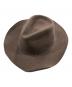 JANESSA LEONE（ジャネッサ レオーネ）の古着「ウールハット」｜ブラウン