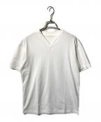ISSEY MIYAKE MENイッセイミヤケメン）の古着「VネックTシャツ」｜ホワイト
