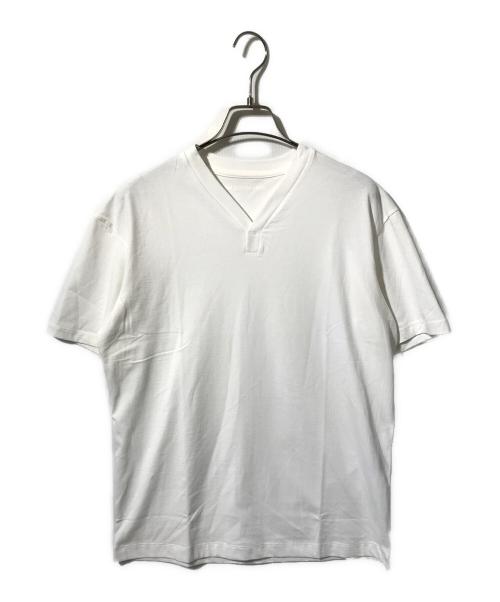 ISSEY MIYAKE MEN（イッセイミヤケメン）ISSEY MIYAKE MEN (イッセイミヤケメン) VネックTシャツ ホワイト サイズ:1の古着・服飾アイテム