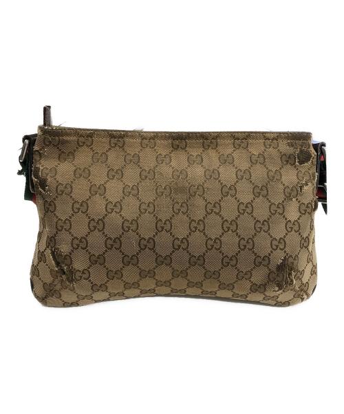 GUCCI（グッチ）GUCCI (グッチ) GGキャンバス ショルダーバッグの古着・服飾アイテム