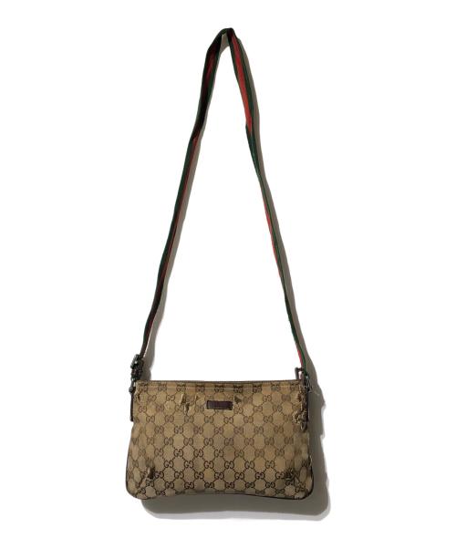 GUCCI（グッチ）GUCCI (グッチ) GGキャンバス ショルダーバッグの古着・服飾アイテム