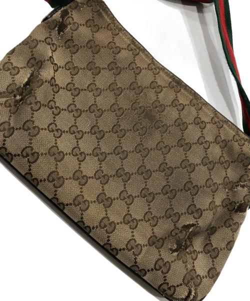 GUCCI（グッチ）GUCCI (グッチ) GGキャンバス ショルダーバッグの古着・服飾アイテム