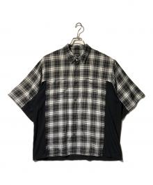 UNDERCOVERISM（アンダーカバーイズム）の古着「天竺切替半袖シャツ」｜ブラック