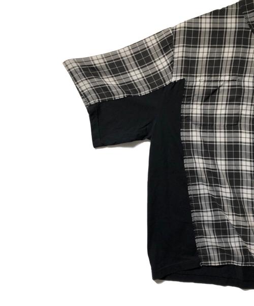 UNDERCOVERISM（アンダーカバーイズム）UNDERCOVERISM (アンダーカバーイズム) 天竺切替半袖シャツ ブラック サイズ:4の古着・服飾アイテム