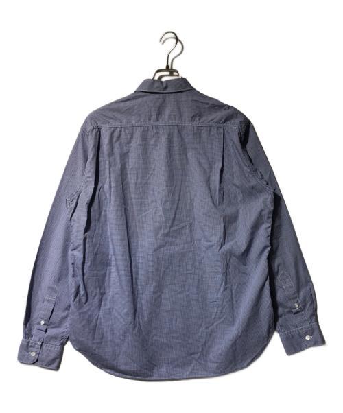 COMME des GARCONS HOMME（コムデギャルソン オム）COMME des GARCONS HOMME (コムデギャルソン オム) Different Fabric Switched Gingham Check L/S Shirt ブルー サイズ:Lの古着・服飾アイテム