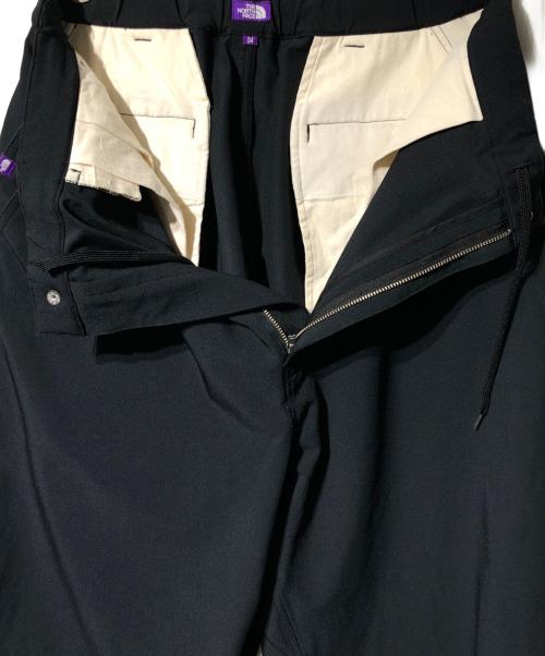 THE NORTHFACE PURPLELABEL（ザ・ノースフェイス パープルレーベル）THE NORTHFACE PURPLELABEL (ザ・ノースフェイス パープルレーベル) Stretch Twill Wide Tapered Field Pants ネイビー サイズ:34の古着・服飾アイテム