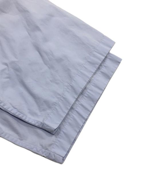 JIL SANDER（ジルサンダー）JIL SANDER (ジルサンダー) 比翼 オーバーサイズ コットン 半袖 シャツ ブルー サイズ:42の古着・服飾アイテム