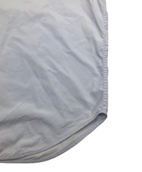 JIL SANDER（ジルサンダー）JIL SANDER (ジルサンダー) 比翼 オーバーサイズ コットン 半袖 シャツ ブルー サイズ:42の古着・服飾アイテム