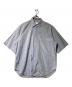 JIL SANDER（ジルサンダー）の古着「比翼 オーバーサイズ コットン 半袖 シャツ」｜ブルー