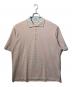 UNIVERSAL PRODUCTS.（ユニバーサルプロダクツ）の古着「MULTI BORDER S/S POLO」｜オレンジ×グレー