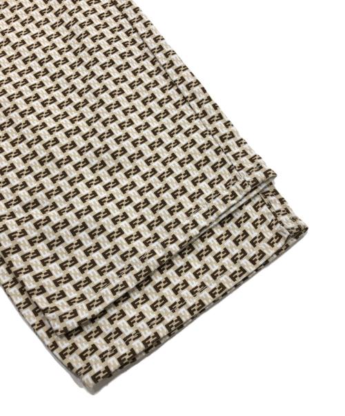 FENDI（フェンディ）FENDI (フェンディ) コットンリネンパンツ ベージュ サイズ:78.5cm（W31）の古着・服飾アイテム