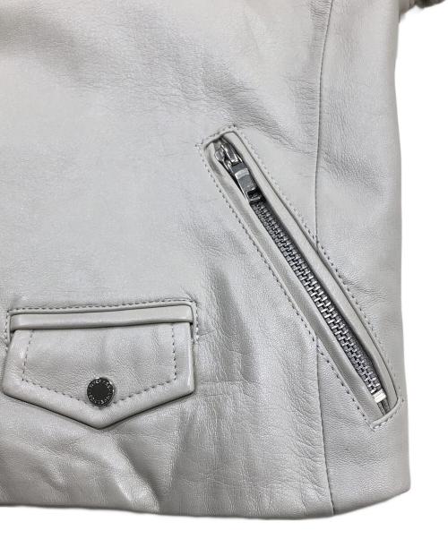 LOVELESS（ラブレス）LOVELESS (ラブレス) ダブルライダースジャケット ホワイト サイズ:34の古着・服飾アイテム