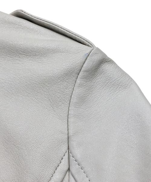 LOVELESS（ラブレス）LOVELESS (ラブレス) ダブルライダースジャケット ホワイト サイズ:34の古着・服飾アイテム