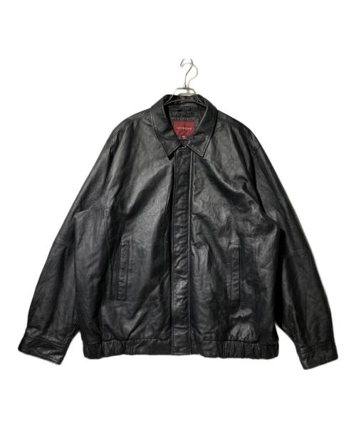 CONVINGTON（コヴィトン）CONVINGTON (コヴィトン) レザージャケット ブラック サイズ:XLの古着・服飾アイテム
