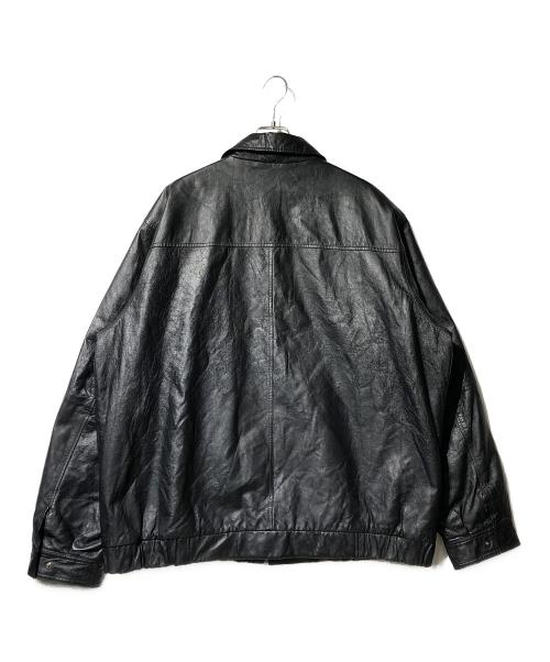 CONVINGTON（コヴィトン）CONVINGTON (コヴィトン) レザージャケット ブラック サイズ:XLの古着・服飾アイテム