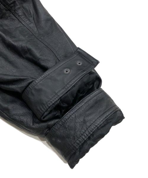 CONVINGTON（コヴィトン）CONVINGTON (コヴィトン) レザージャケット ブラック サイズ:XLの古着・服飾アイテム