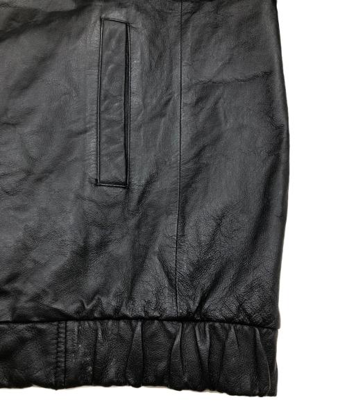 CONVINGTON（コヴィトン）CONVINGTON (コヴィトン) レザージャケット ブラック サイズ:XLの古着・服飾アイテム