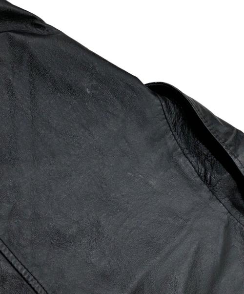 CONVINGTON（コヴィトン）CONVINGTON (コヴィトン) レザージャケット ブラック サイズ:XLの古着・服飾アイテム