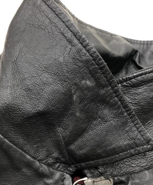 CONVINGTON（コヴィトン）CONVINGTON (コヴィトン) レザージャケット ブラック サイズ:XLの古着・服飾アイテム