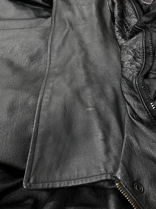 HIND（ハインド）HIND (ハインド) レザージャケット ブラック サイズ:記載なしの古着・服飾アイテム