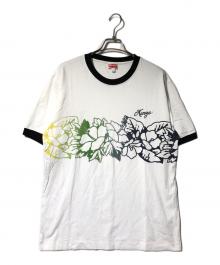 KENZO（ケンゾー）の古着「'Aloha Flower Tattoo' スリム Tシャツ」｜ホワイト