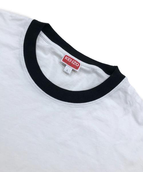 KENZO（ケンゾー）KENZO (ケンゾー) 'Aloha Flower Tattoo' スリム Tシャツ ホワイト サイズ:Lの古着・服飾アイテム