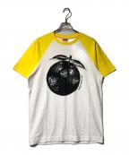 KENZOケンゾー）の古着「プリントTシャツ」｜ホワイト×イエロー