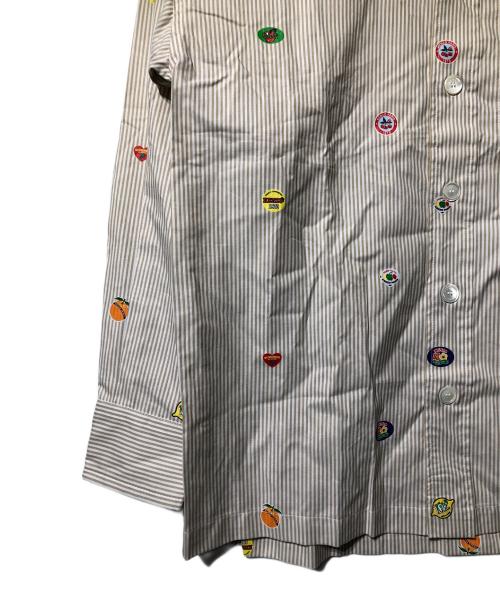 KENZO（ケンゾー）KENZO (ケンゾー) Fruit Stickers Shirt ブラウン サイズ:XSの古着・服飾アイテム