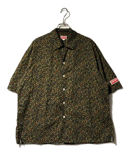 KENZO（ケンゾー）KENZO (ケンゾー) HANA LEO SHORT SLEEVE SHIRT オリーブ サイズ:XSの古着・服飾アイテム