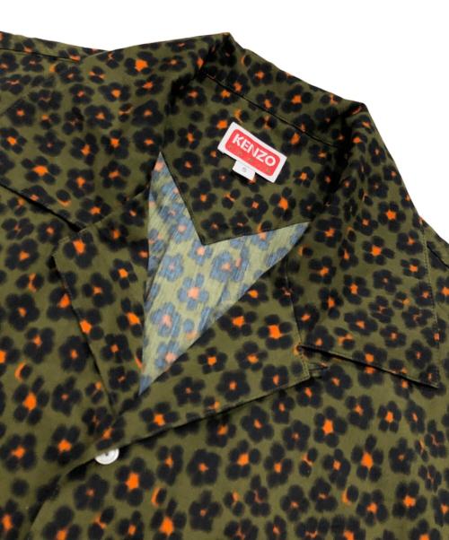 KENZO（ケンゾー）KENZO (ケンゾー) HANA LEO SHORT SLEEVE SHIRT オリーブ サイズ:XSの古着・服飾アイテム