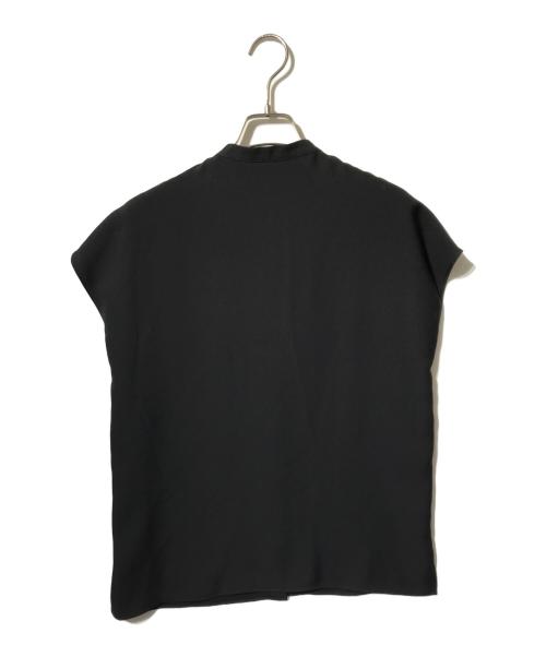 theory luxe（セオリーリュクス）theory luxe (セオリーリュクス) MARVINE KARRA/ウォッシャブルブラウス ブラック サイズ:38の古着・服飾アイテム