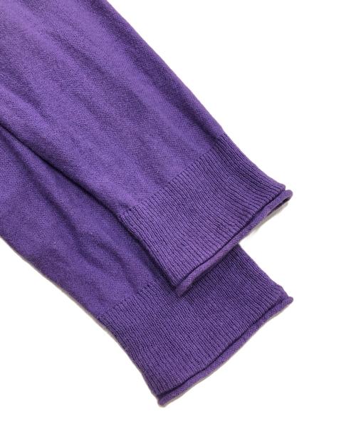 STONE ISLAND（ストーンアイランド）STONE ISLAND (ストーンアイランド) ニットジップパーカー パープル サイズ:Mの古着・服飾アイテム