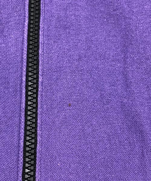 STONE ISLAND（ストーンアイランド）STONE ISLAND (ストーンアイランド) ニットジップパーカー パープル サイズ:Mの古着・服飾アイテム