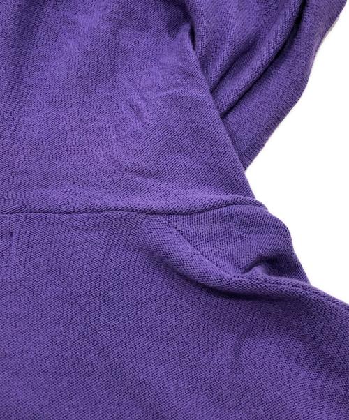 STONE ISLAND（ストーンアイランド）STONE ISLAND (ストーンアイランド) ニットジップパーカー パープル サイズ:Mの古着・服飾アイテム