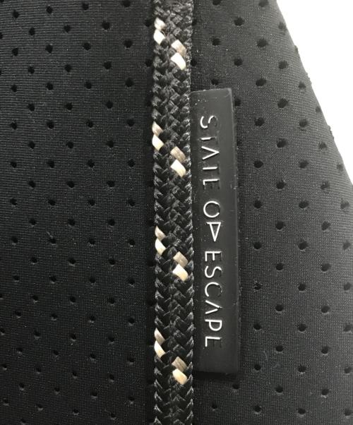 STATE OF ESCAPE（ステイトオブエスケープ）STATE OF ESCAPE (ステイトオブエスケープ) フライングソロ パンチングトートバッグ ブラックの古着・服飾アイテム