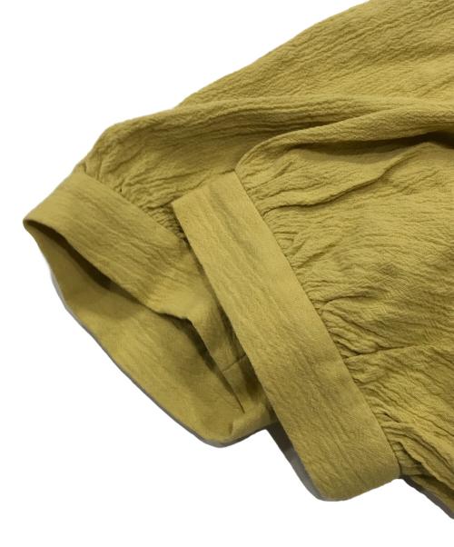 CLANE（クラネ）CLANE (クラネ) LADY SHAPE LINE ONE PIECE/半袖ワンピース イエロー サイズ:1の古着・服飾アイテム