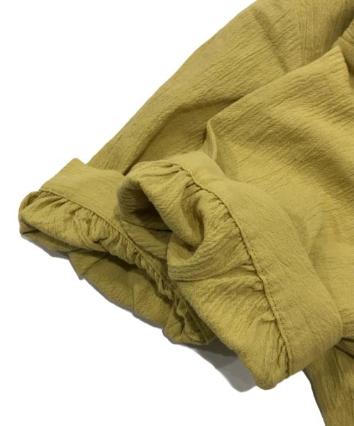 CLANE（クラネ）CLANE (クラネ) LADY SHAPE LINE ONE PIECE/半袖ワンピース イエロー サイズ:1の古着・服飾アイテム