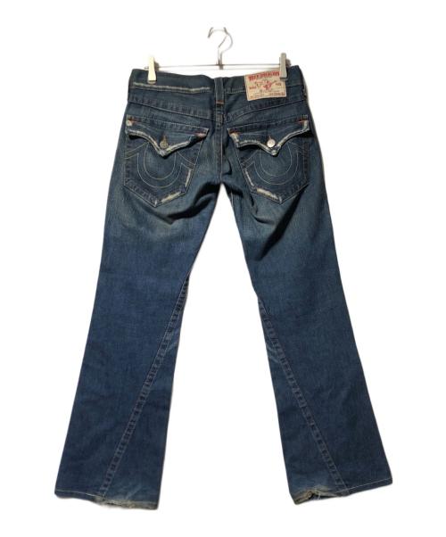 TRUE RELIGION（トゥルー レリジョン）TRUE RELIGION (トゥルー レリジョン) JOEYフレアデニムパンツ インディゴ サイズ:SIZE ROW28 SEAT33の古着・服飾アイテム
