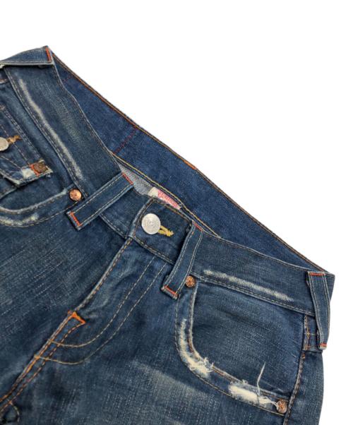 TRUE RELIGION（トゥルー レリジョン）TRUE RELIGION (トゥルー レリジョン) JOEYフレアデニムパンツ インディゴ サイズ:SIZE ROW28 SEAT33の古着・服飾アイテム