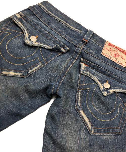 TRUE RELIGION（トゥルー レリジョン）TRUE RELIGION (トゥルー レリジョン) JOEYフレアデニムパンツ インディゴ サイズ:SIZE ROW28 SEAT33の古着・服飾アイテム