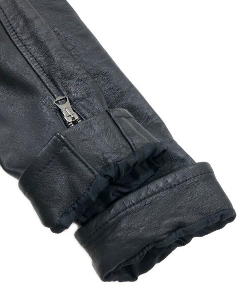 GOLDEN GOOSE（ゴールデングース）GOLDEN GOOSE (ゴールデングース) ボアレザーライダースジャケット ブラック サイズ:XSの古着・服飾アイテム