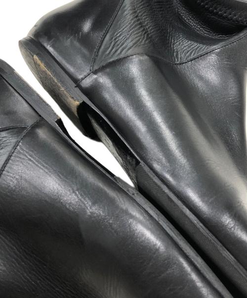 JIL SANDER（ジルサンダー）JIL SANDER (ジルサンダー) レザーショートブーツ ブラック サイズ:37の古着・服飾アイテム