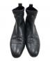JIL SANDER (ジルサンダー) レザーショートブーツ ブラック サイズ:37：15000円