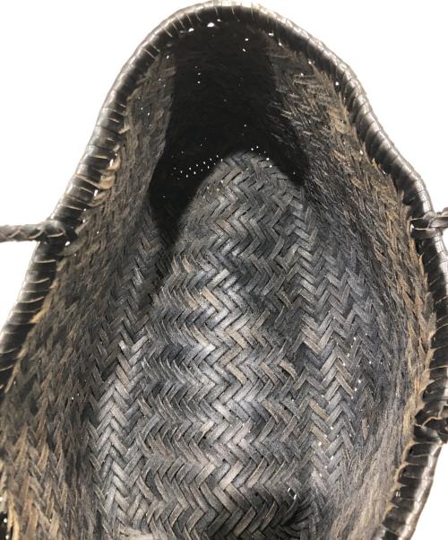 DRAGON DIFFUSION（ドラゴンディフュージョン）DRAGON DIFFUSION (ドラゴンディフュージョン) カゴハンドバッグ ブラックの古着・服飾アイテム