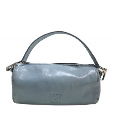 中古・古着通販】HIROFU (ヒロフ) レザーハンドバッグ ブルー