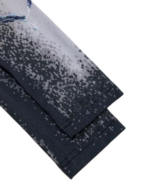 Y/PROJECT（ワイ プロジェクト）Y/PROJECT (ワイ プロジェクト) ブラックプリントタートルネック ネイビー サイズ:Mの古着・服飾アイテム