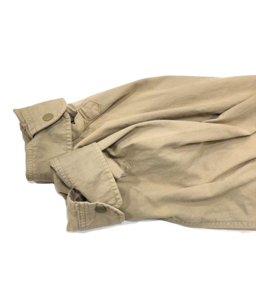 A BATHING APE（ア ベイシング エイプ）A BATHING APE (ア ベイシング エイプ) サル刺繍ロングスリーブシャツ ベージュ サイズ:Ｌの古着・服飾アイテム