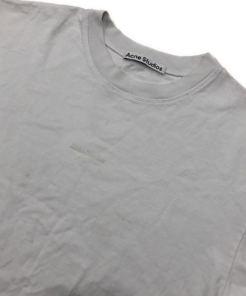 Acne studios（アクネ ストゥディオス）Acne studios (アクネ ストゥディオス) ロゴTシャツ ホワイト サイズ:Ｓの古着・服飾アイテム